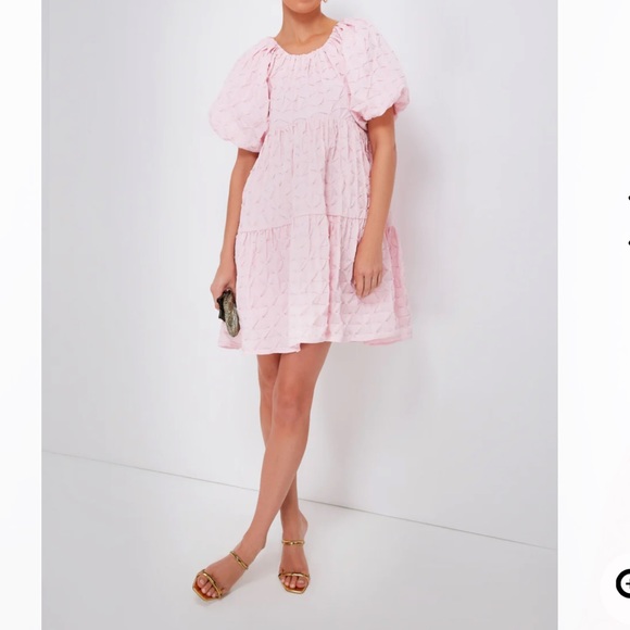 Tuckernuck Dresses & Skirts - Tuckernuck hyacinth House pink Diamond Textured Isabella mini dress Size L NWT